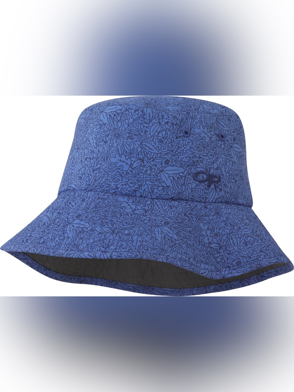 Outdoor Research Solaris Printed Sun Bucket Hat Blue Women's Size Large